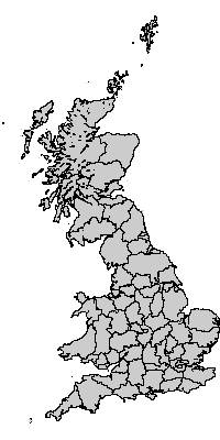 Map showing GB Counties 1991 boundaries