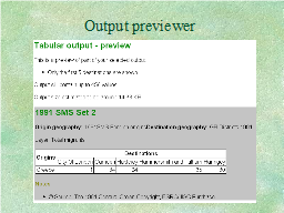 Output previewer 