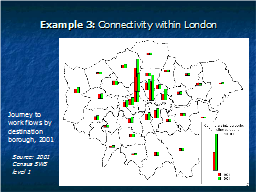 Example 3: Connectivity within London