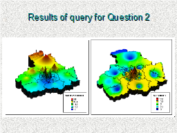 Results of query for Question 2