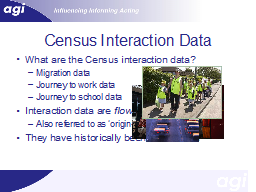 Census Interaction Data