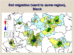 Net migration (ward to same region), Black