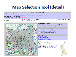 Map Selection Tool (detail)
