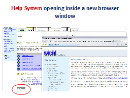 Help System opening inside a new browser window